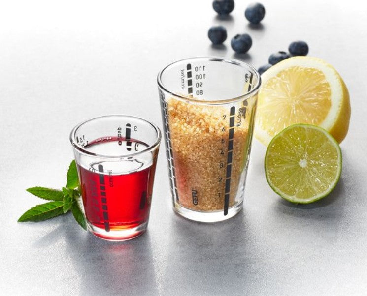 GEFU Mini Measuring Cup - Glass - 1.5 oz / 3 tbs/ 40 mL