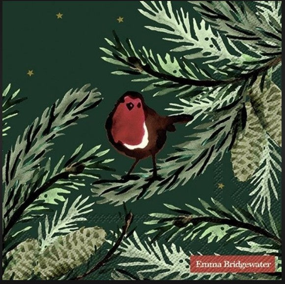 Lunch Napkin - Norway Spruce (Dark Green)