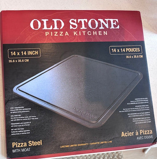 OLD STONE Pizza Kitchen - Pizza Steel - 14" Square
