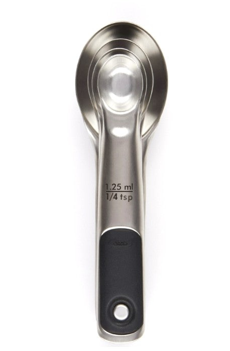 OXO GOOD GRIPS - Stainless Steel - Measuring Spoon Set, Magnetic