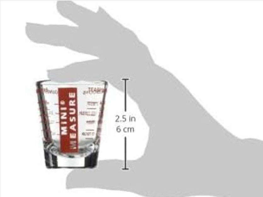 Port Style Mini Measuring Cup - Glass
