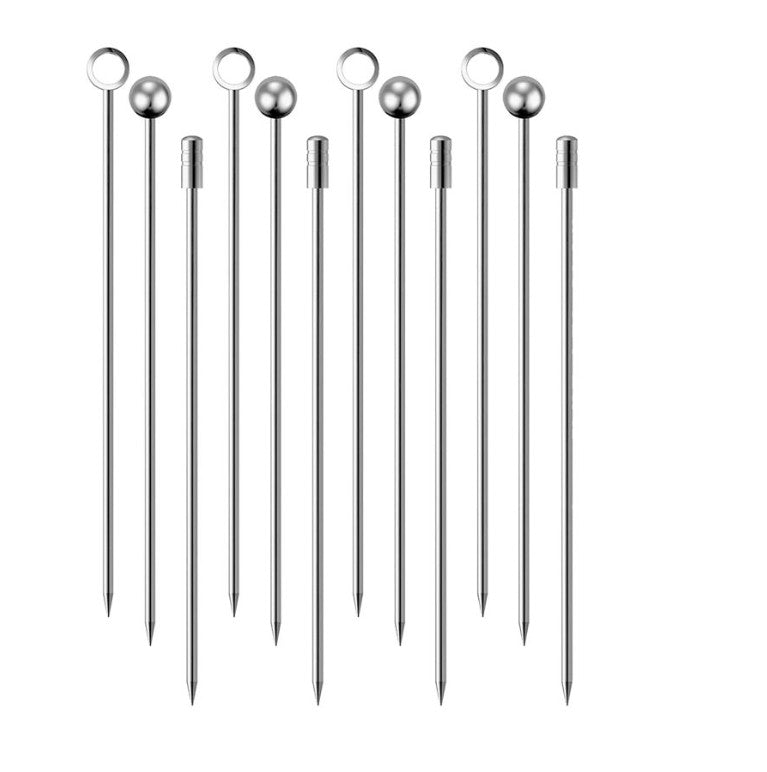 Stainless Steel - Cocktail / Party Picks - SET of 12