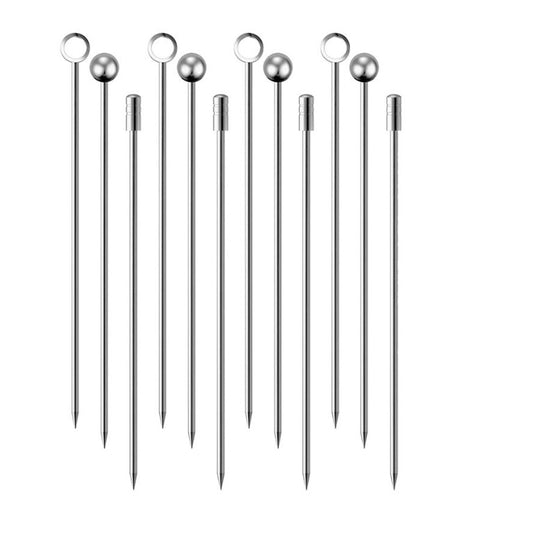 Stainless Steel - Cocktail / Party Picks - SET of 12