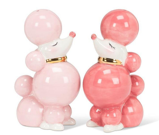 Poodle Salt and Pepper Shakers- SET of 2