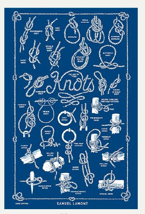 Samuel Lamont Tea Towel - Nautical Knots