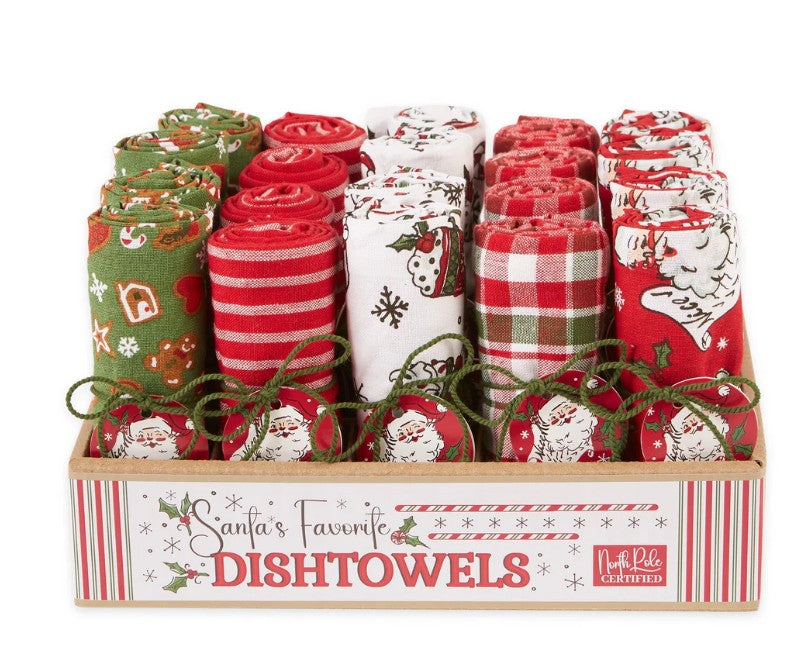 Santa's Favourite Dish Towels