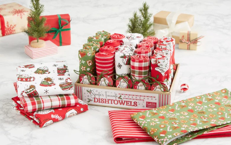 Santa's Favourite Dish Towels