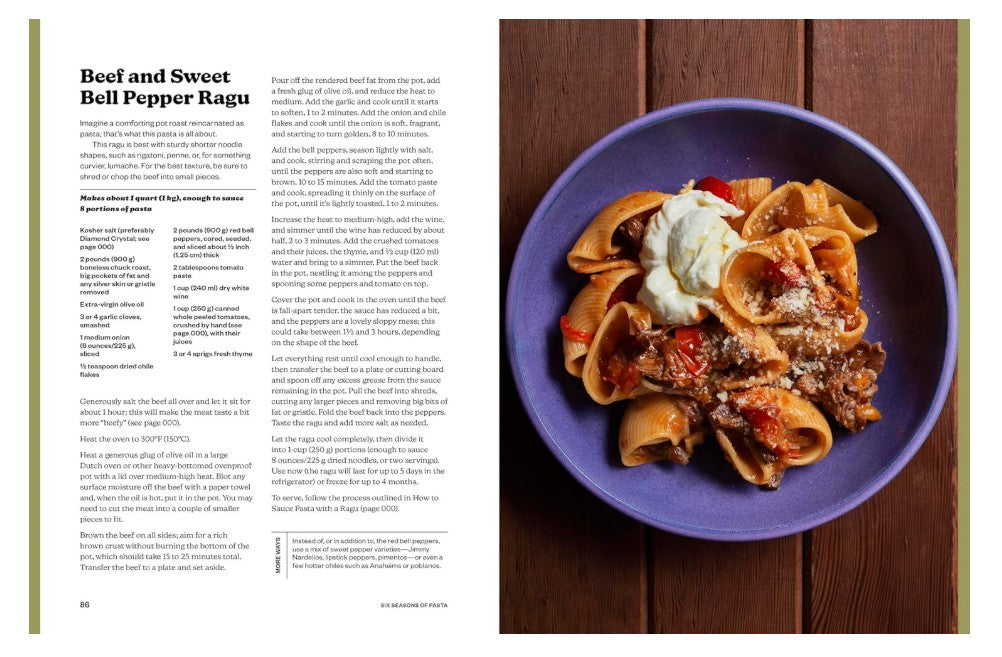 Six Seasons of Pasta