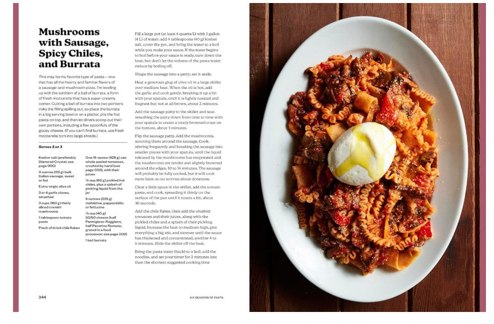 Six Seasons of Pasta