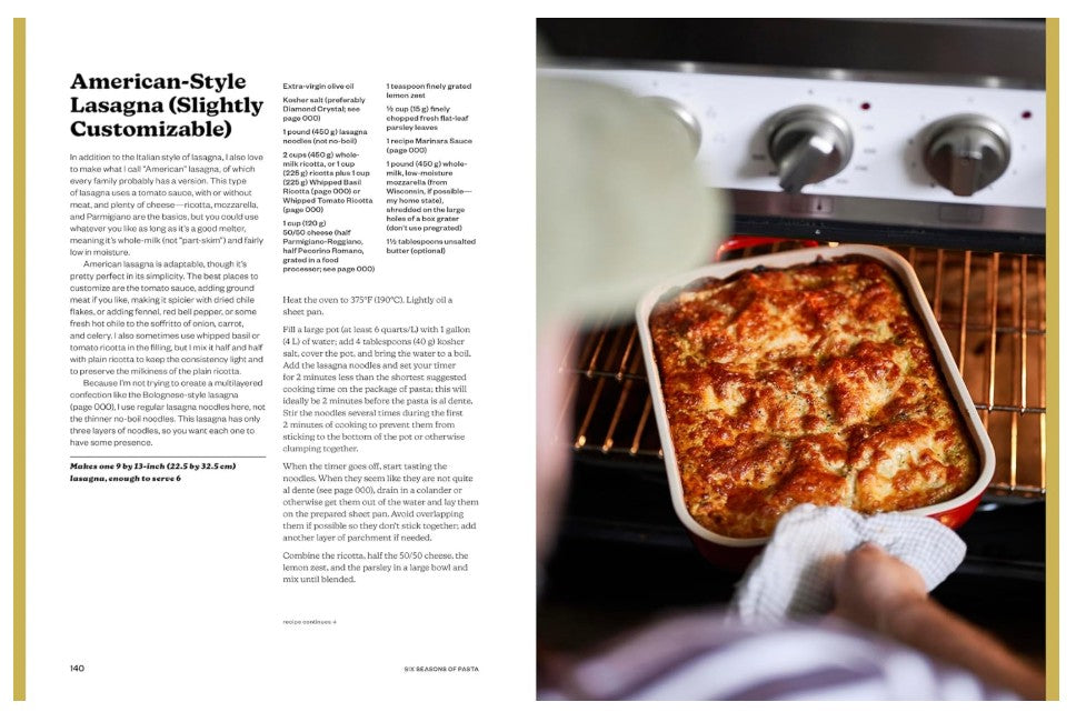 Six Seasons of Pasta