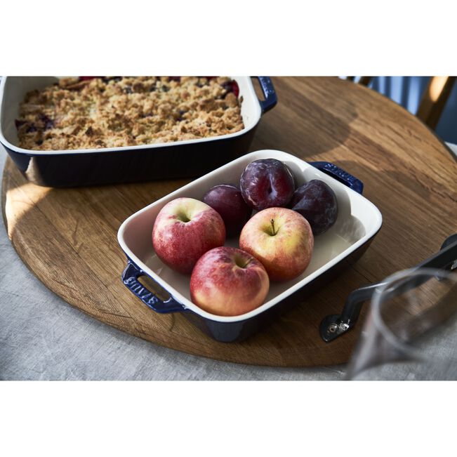 STAUB Baking Dishes - SET OF 3 - BLUE