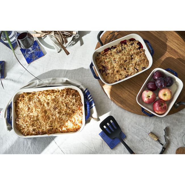 STAUB Baking Dishes - SET OF 3 - BLUE