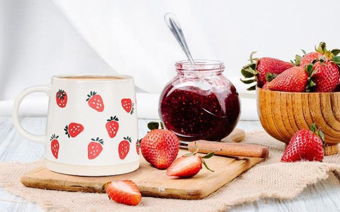 Wide Base STRAWBERRY Mug - Abbott