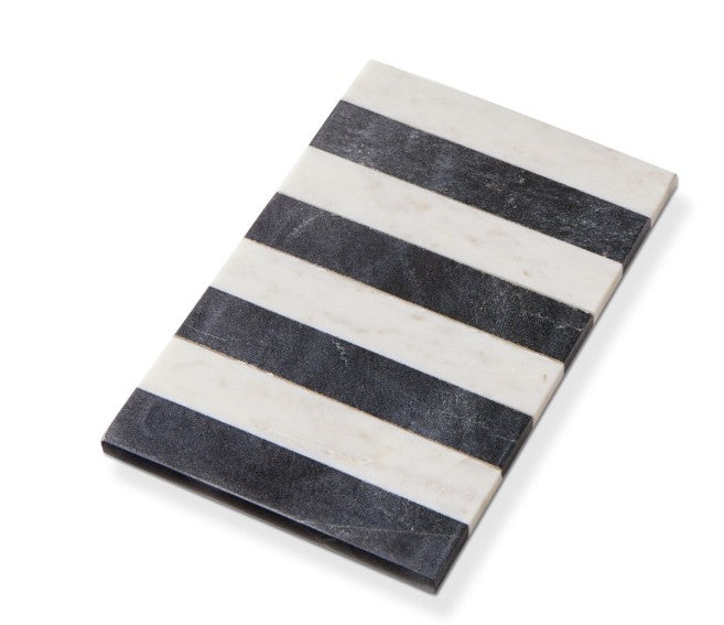 STRIPED Marble Tray - Rectangular