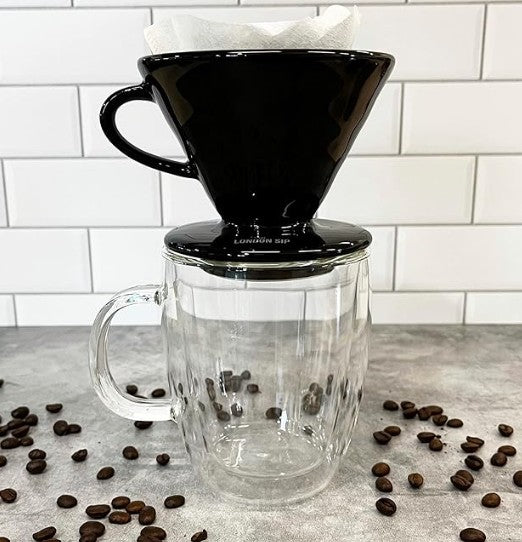 THE LONDON SIP - Ceramic Coffee Dripper - 1 to 4 CUPS