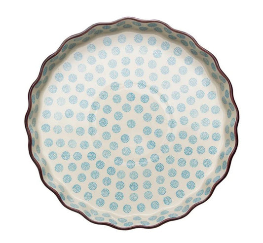 TRANQUILLO - Retro Dots- Quiche and Tart Dish