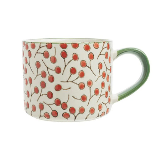 TRANQUILLO - Vintage Garden Mug - Red Cherry