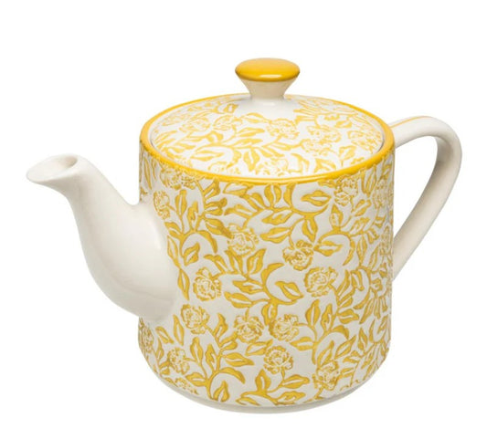TRANQUILLO - Tea Pot - Rustic Yellow Floral