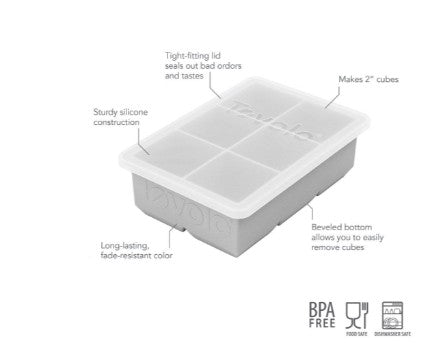 Tovolo - King Cube Icecube Tray - WITH LID
