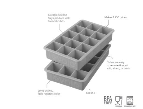 Tovolo - Perfect Cube Icecube Tray - SET OF 2