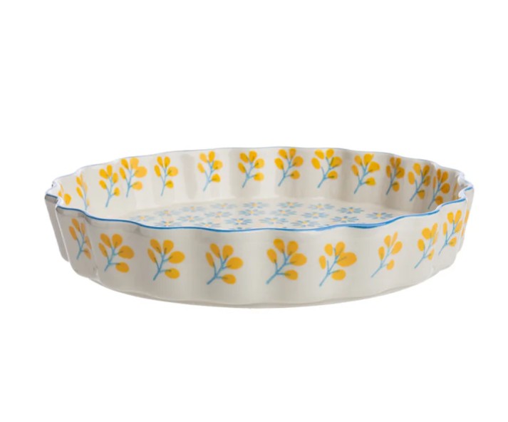 TRANQUILLO - Floral - Quiche and Tart Dish