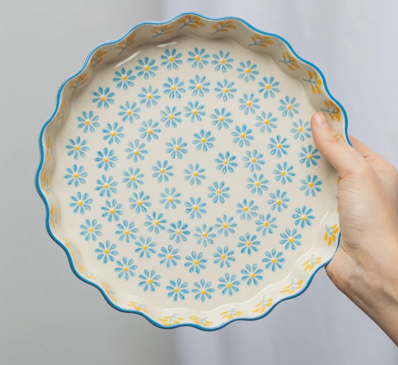 TRANQUILLO - Floral - Quiche and Tart Dish