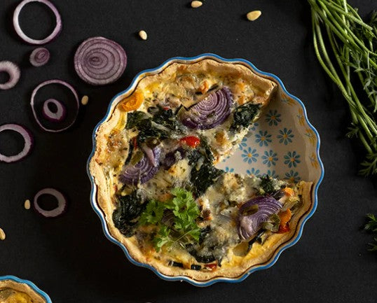 TRANQUILLO - Floral - Quiche and Tart Dish