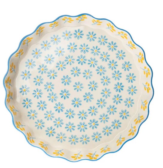TRANQUILLO - Floral - Quiche and Tart Dish