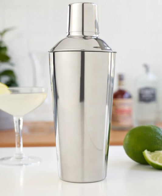 True Brands - Stainless Steel Cocktail Shaker - Retro