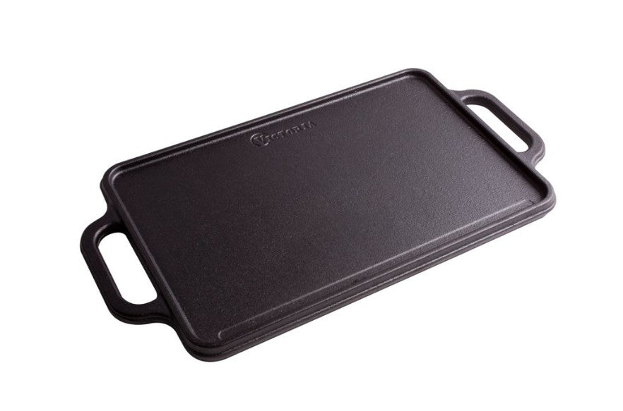 VICTORIA - Reversible Cast Iron Griddle - 12" x 8"