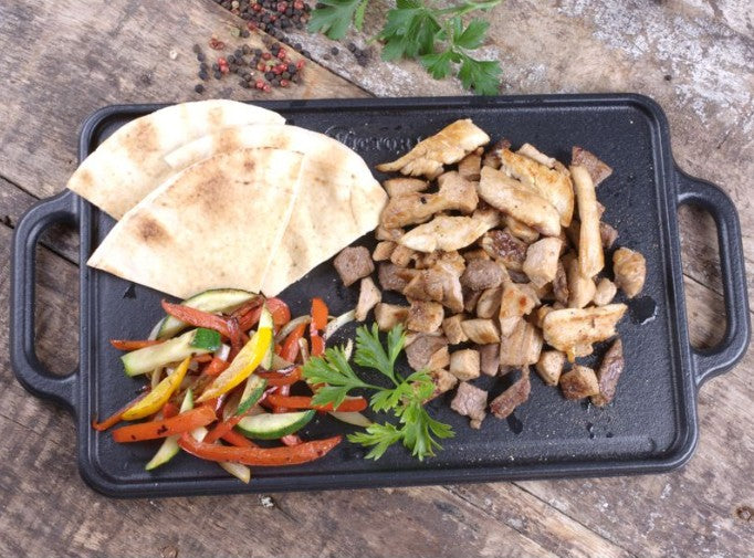 VICTORIA - Reversible Cast Iron Griddle - 12" x 8"