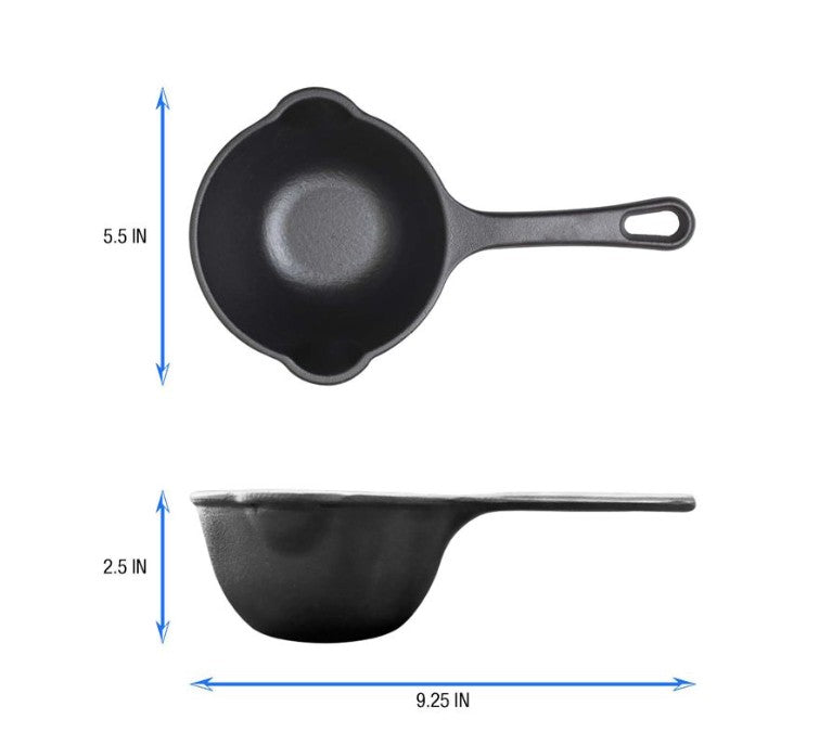 VICTORIA - 0.4L Mini Cast Iron Saucepan