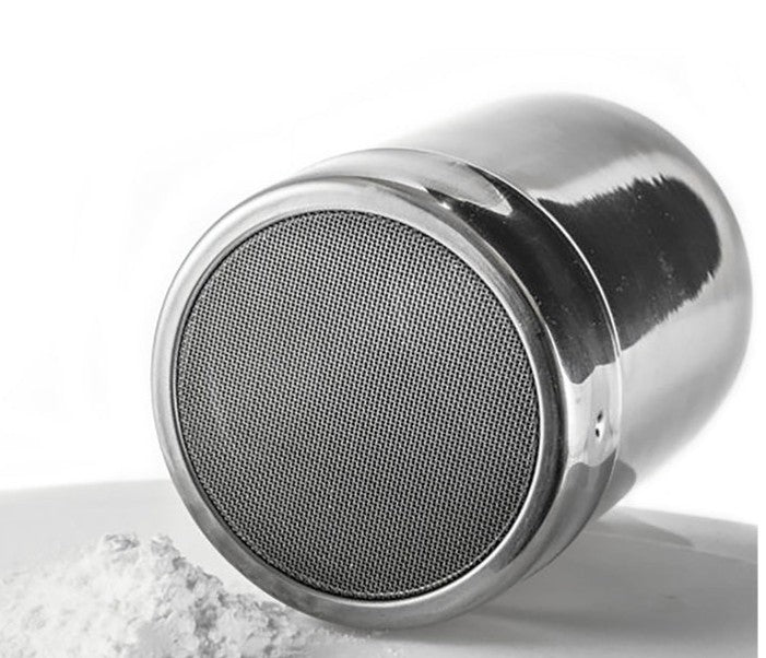 WINCO Stainless Steel Powdered  Sugar Dispenser - WITH SCREEN