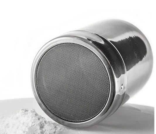 WINCO Stainless Steel Powdered  Sugar Dispenser - WITH SCREEN