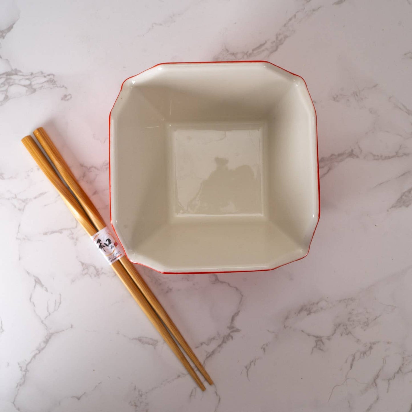 Takeout Box Serving Bowl With Chopsticks Red Dragon - 16oz