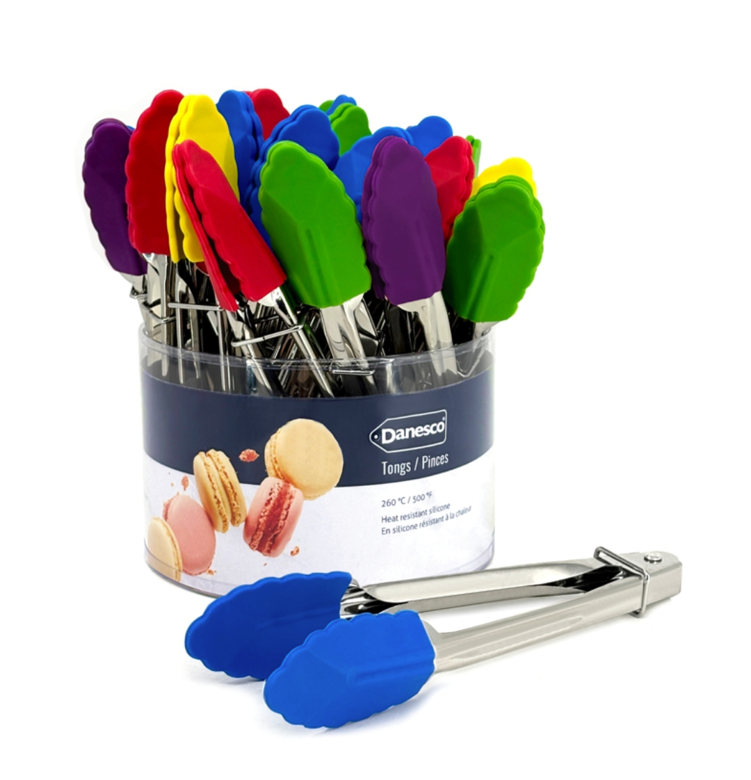 DANESCO Silicone Mini Tongs