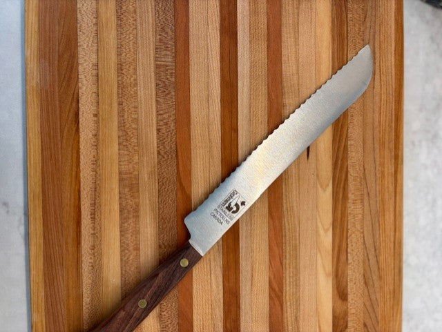 GROHMANN - FULL TANG - 8” Serrated Bread Knife - LEFT HANDED