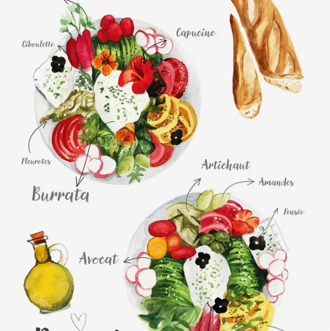 Maison Lorrain Kitchen Towel - Burrata