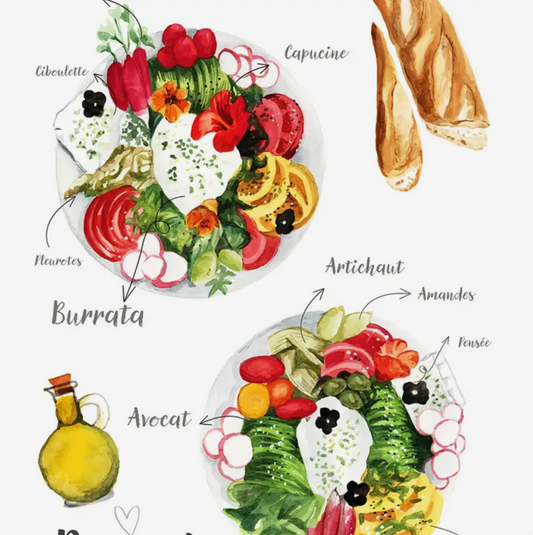 Maison Lorrain Kitchen Towel - Burrata
