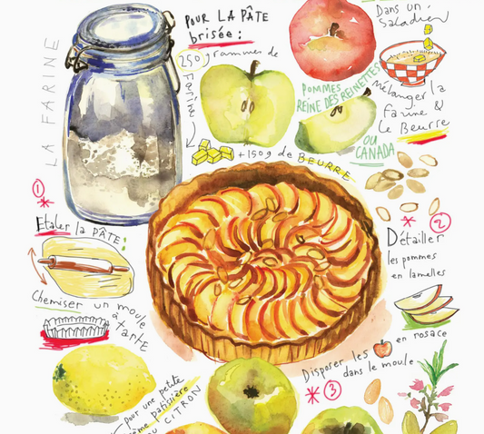 Maison Lorrain Kitchen Towel - Tarte aux Pommes