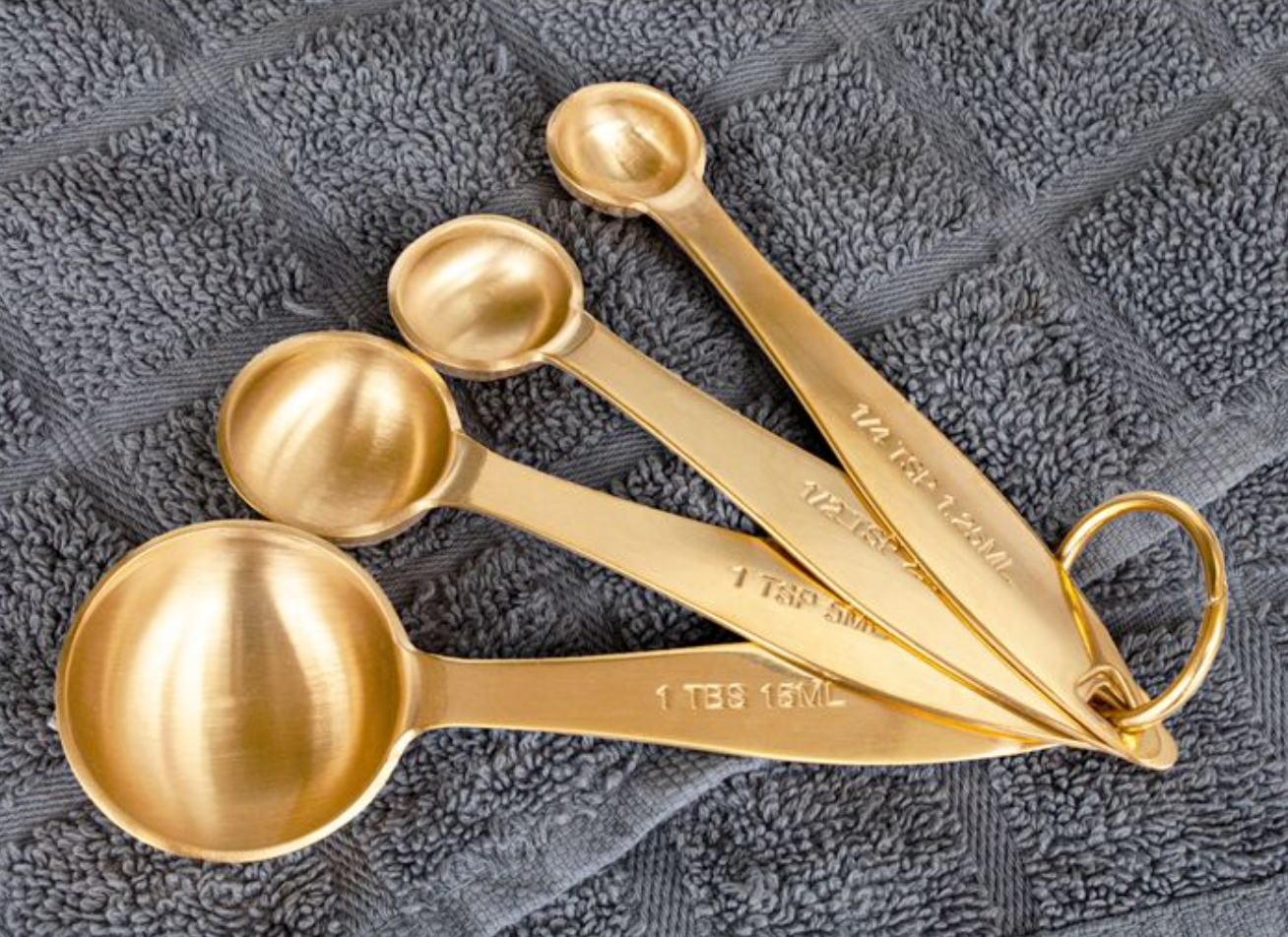 Measuring Spoons - KB - Gold