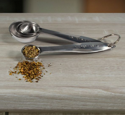 Measuring Spoons - KB - Silver