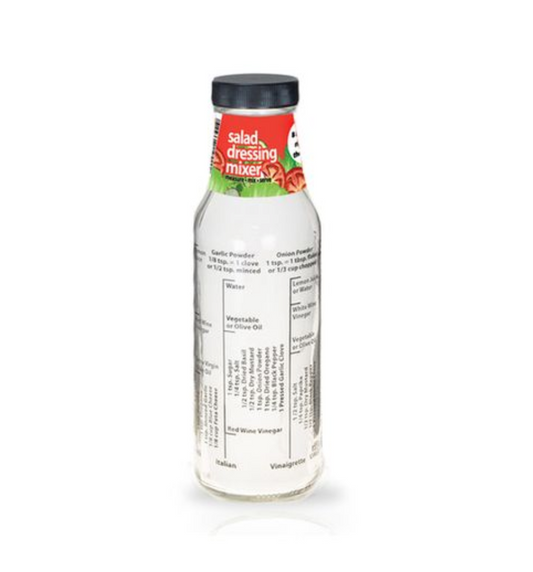 Salad Dressing Bottle with Recipes