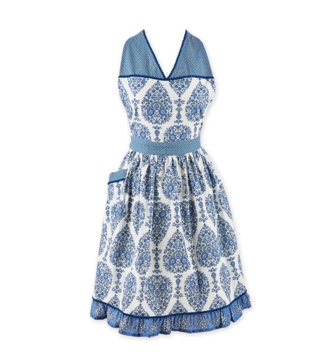 Blue Ophelia Apron