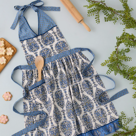 Blue Ophelia Apron