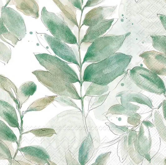 Lunch Napkin - Soft Petal Leaves