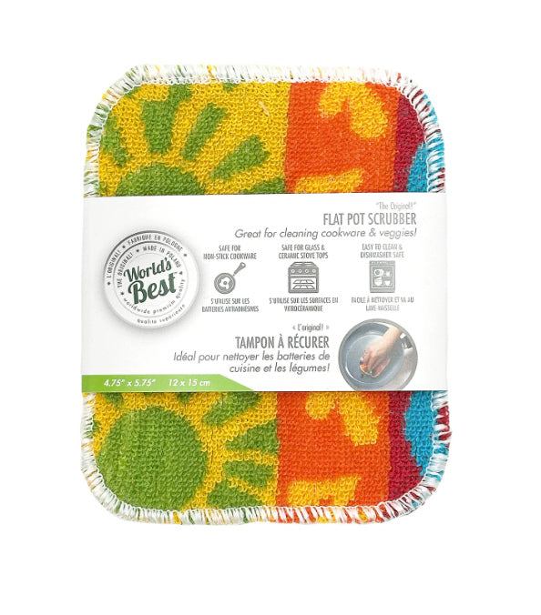 World’s Best Flat Pot Scrubber