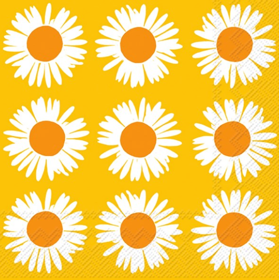 Marimekko Cocktail Napkin - Daisy