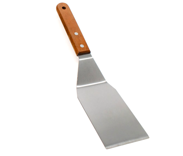 Stainless Steel Scraper with Mahogany Handle