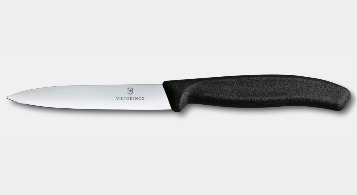 VICTORINOX Paring Knife - 4” - Straight Blade, Pointed Tip